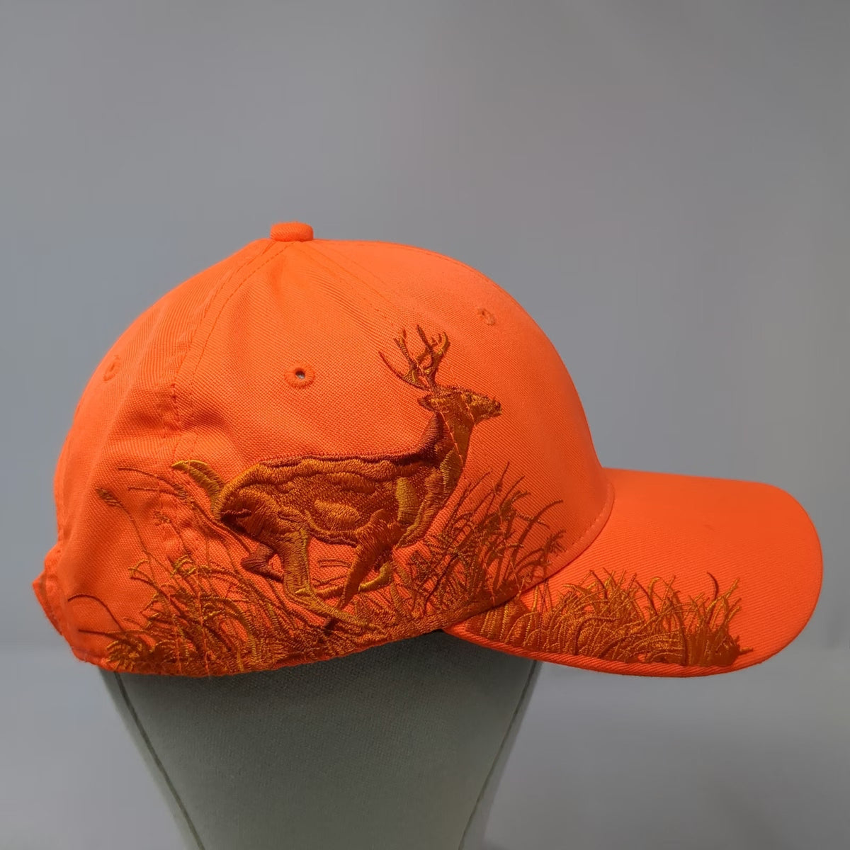 Dri Duck Baseball Cap Orange OSFM Embroidered Deer Hunting Wildlife Series Hat