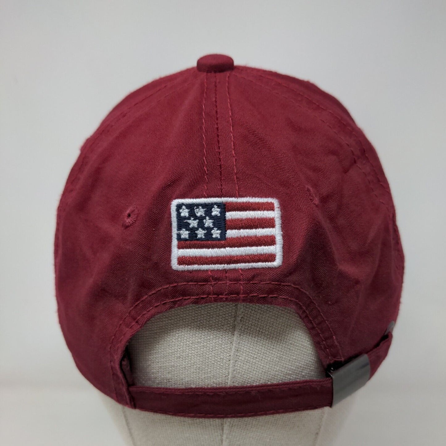 Washington DC Since 1790 Slideback Hat Red One Size Adjustable Patriotic Cotton