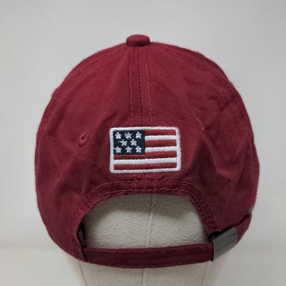 Washington DC Since 1790 Slideback Hat Red One Size Adjustable Patriotic Cotton