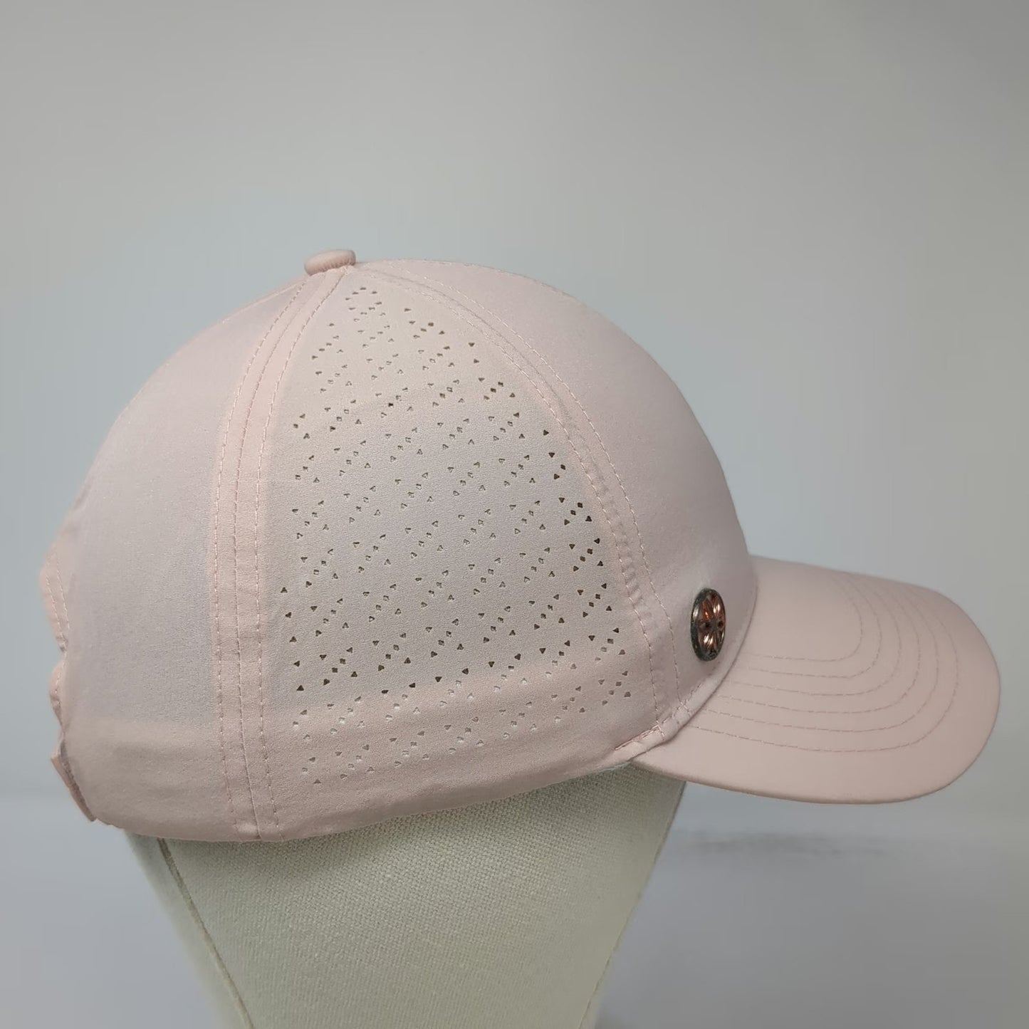 Gaiam Pink Baseball Cap One Size Perforated Breathable Nylon Spandex Yoga Hat