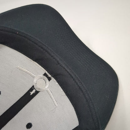 Yupoong Snapback Black One Size Hat ZeroAvia Aviation Logo Structured Travel Cap