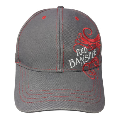 Red Banshee Strapback Hat Gray One Size The Fort Collins Brewery Outdoor