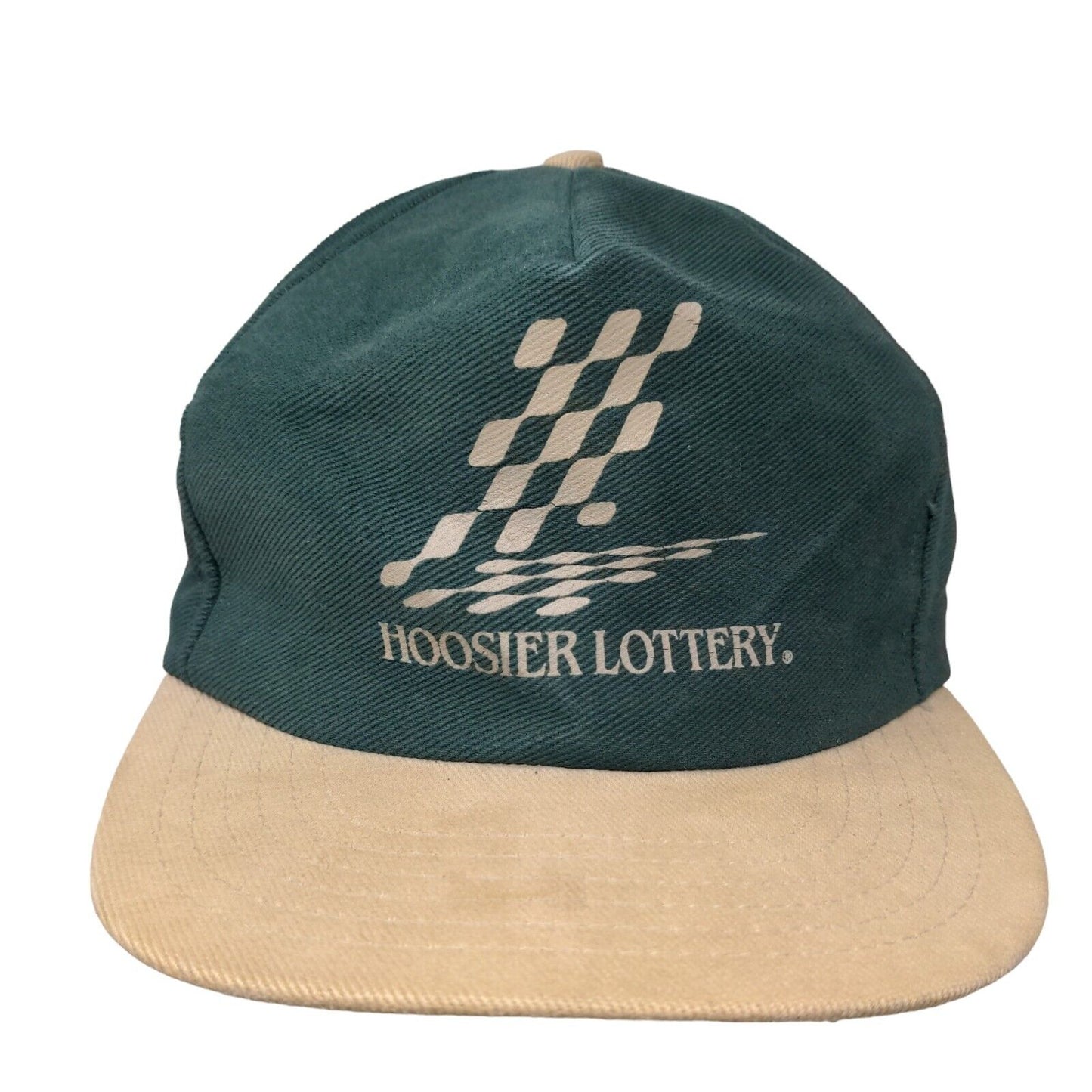 Hoosier Lottery Snapback Hat Multicolor One Size Adjustable Vented Holes