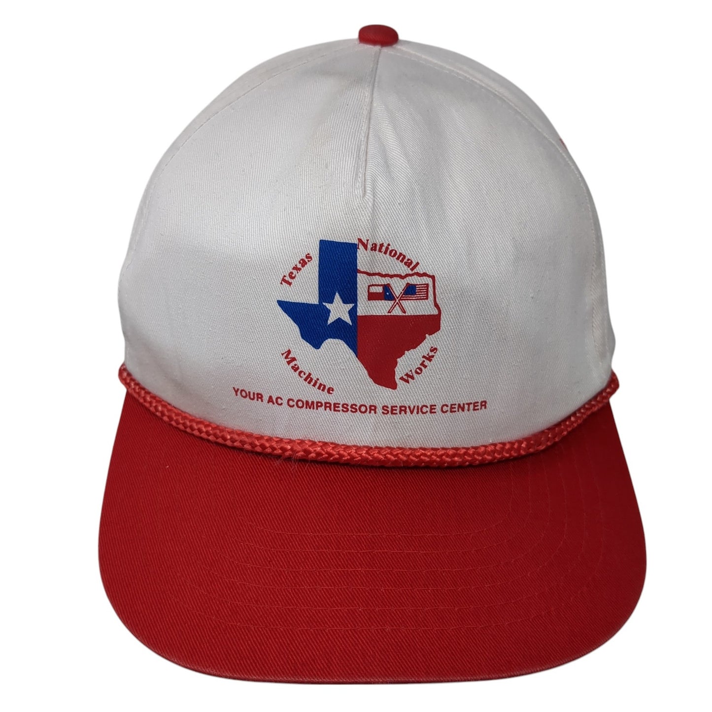Texas National Machine Works Snapback Hat Multicolor One Size Adjustable Rope