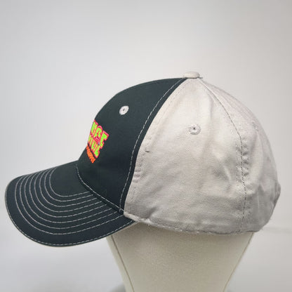 Outdoor Cap Baseball Cap Black Gray One Size Contrast Stitching Strapback Hat
