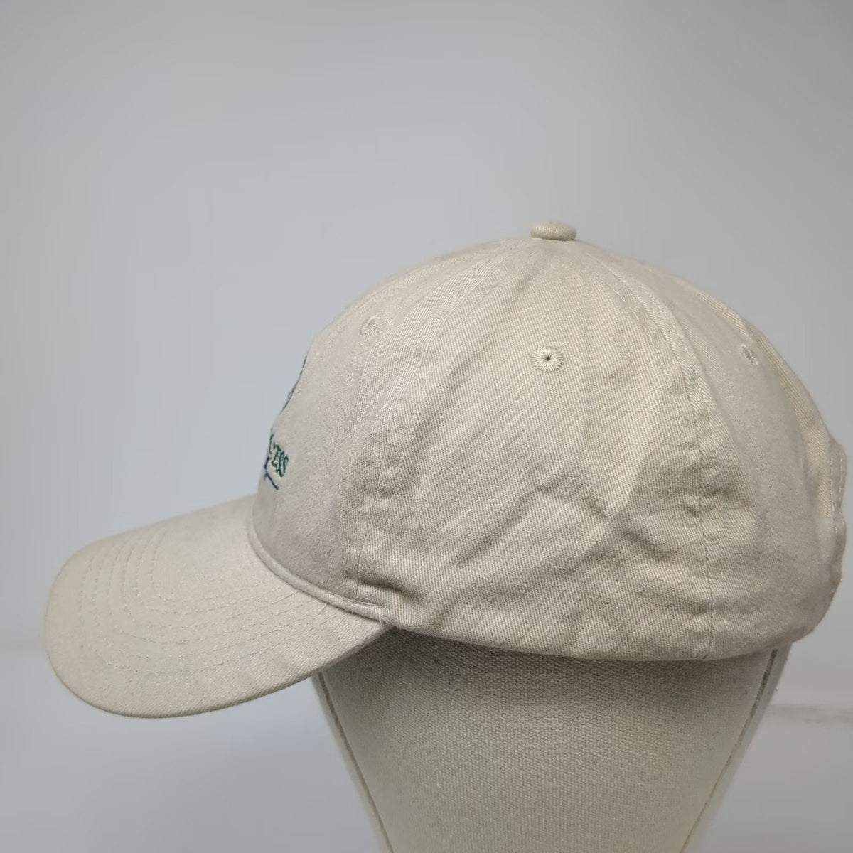 Queensboro Baseball Cap Beige One Size Schur Success Group Logo Adjustable Hat