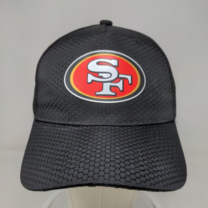 New Era Men's Strapback Hat Black San Francisco 49'ers 9 Forty Graphic Logo