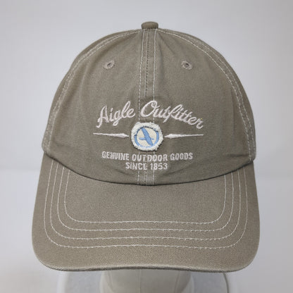 Aigle Outfitter Genuine Outdoor Goods 1853 Baseball Cap Brown OS Adjustable