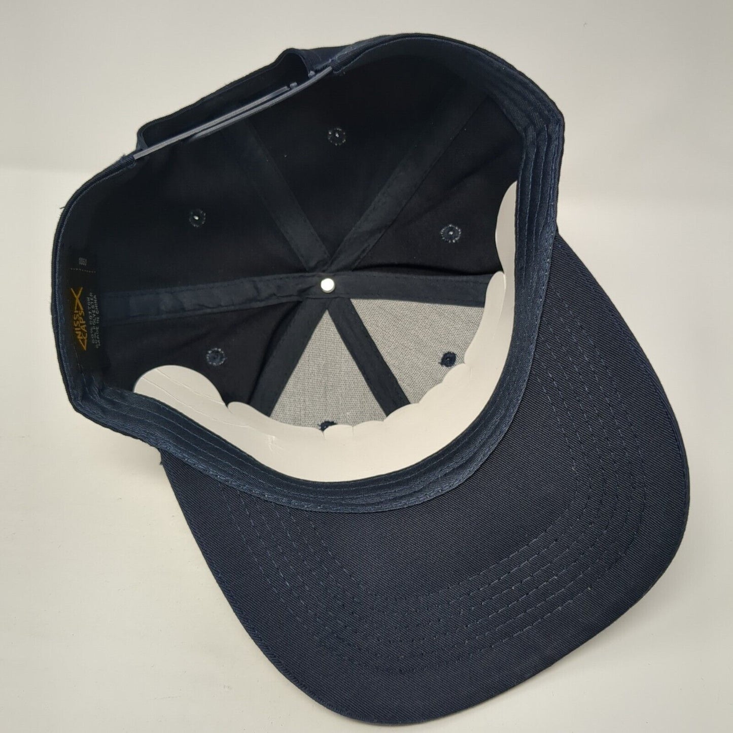 Romania Slideback Hat Blue One Size Adjustable Embroidered Patriotic Nissi Caps