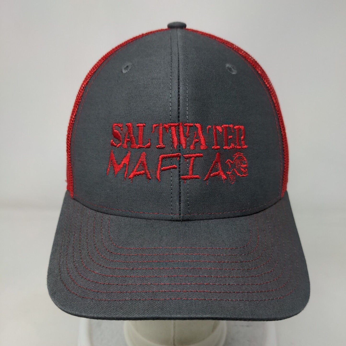 Saltwater Mafia Snapback Trucker Hat Multicolor One Size Mesh Back Richardson