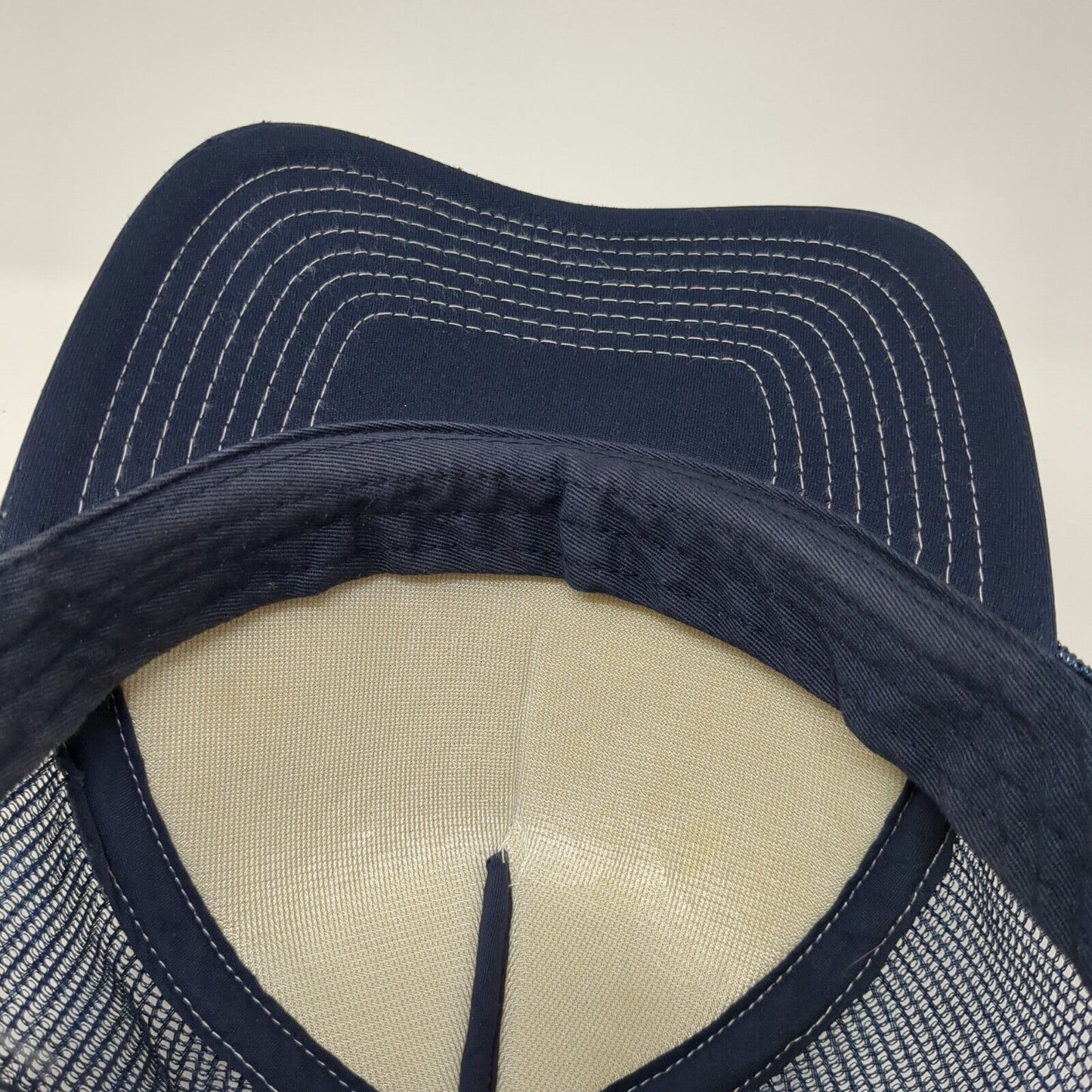 El Capitan Numero Uno Snapback Mesh Back Trucker Hat Blue M/L Gap