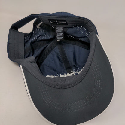 Fairfield Geo Strapback Hat Blue OSFM Embroidered Nike Heritage 86