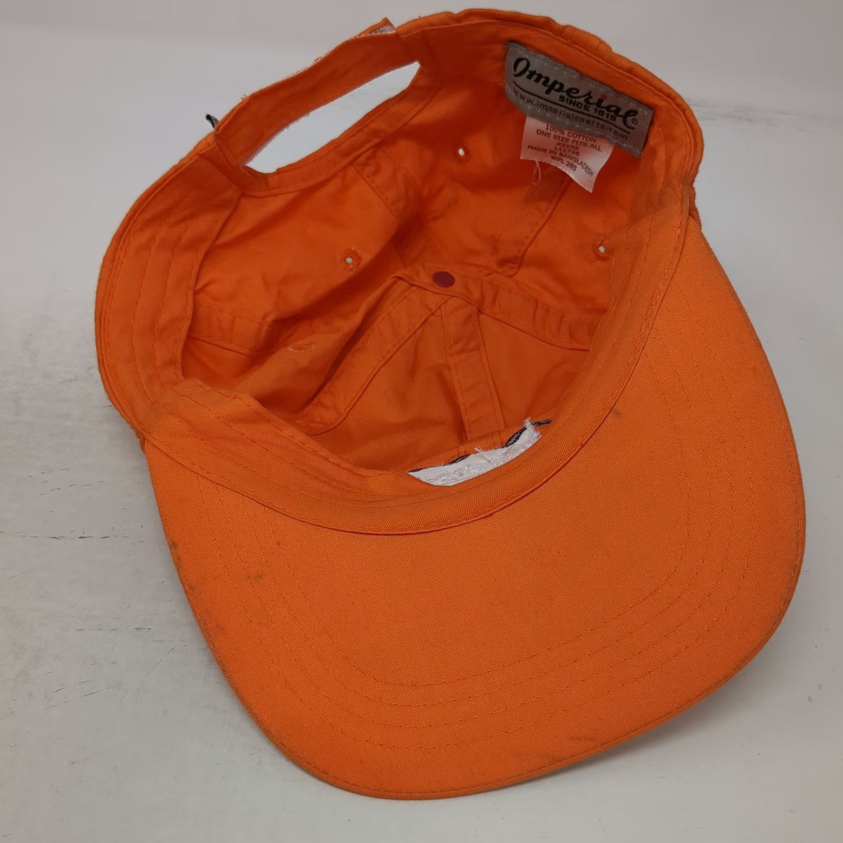Imperial Durango Hills Golf Club Hat Orange Baseball Cap One Size Strapback