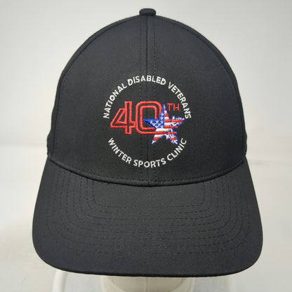 National Disabled Veterans Winter Sports Clinic Black One Size Baseball Cap Hat