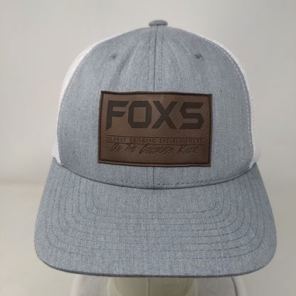 FOXS Oldest Drinking Establishment On The Colored River Trucker Hat Gray OS