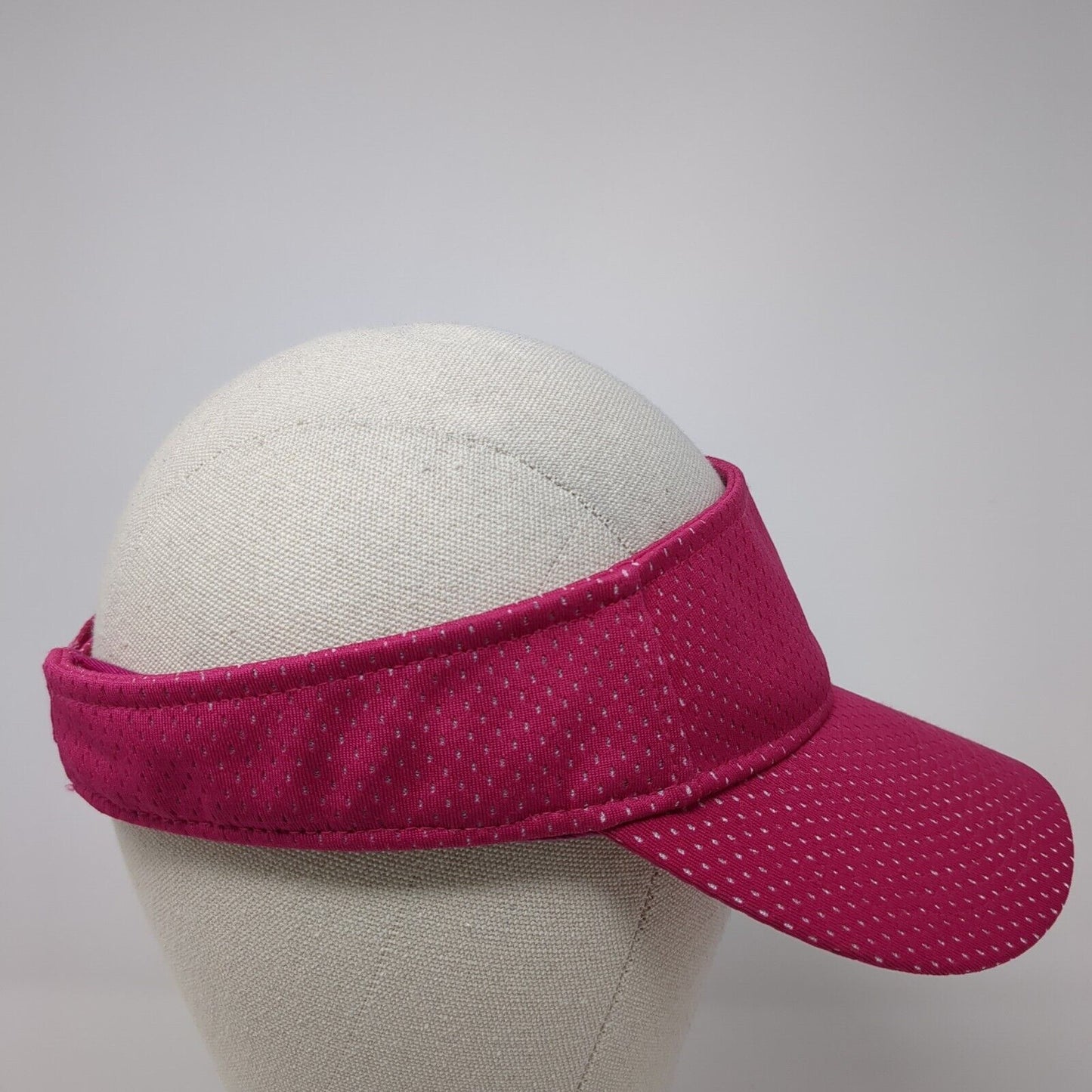 Augusta Sportswear Adult Golf Sun Visor Hat Pink OS Adjustable Blank Polyester