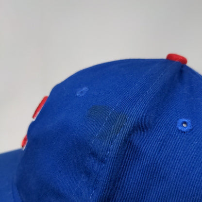 Chicago Cubs Strapback Hat Blue OSFM Embroidered Logo MLB Adjustable