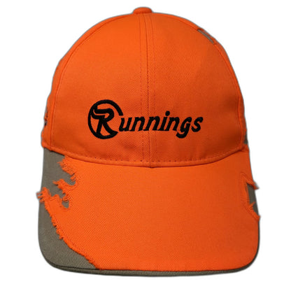 Runnings Federal Ammunition Orange One Size Baseball Cap Hat Distressed 2012