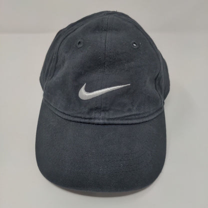 Nike Just Do It Toddler Strapback Hat Black OS Adjustable Embroidered Swoosh