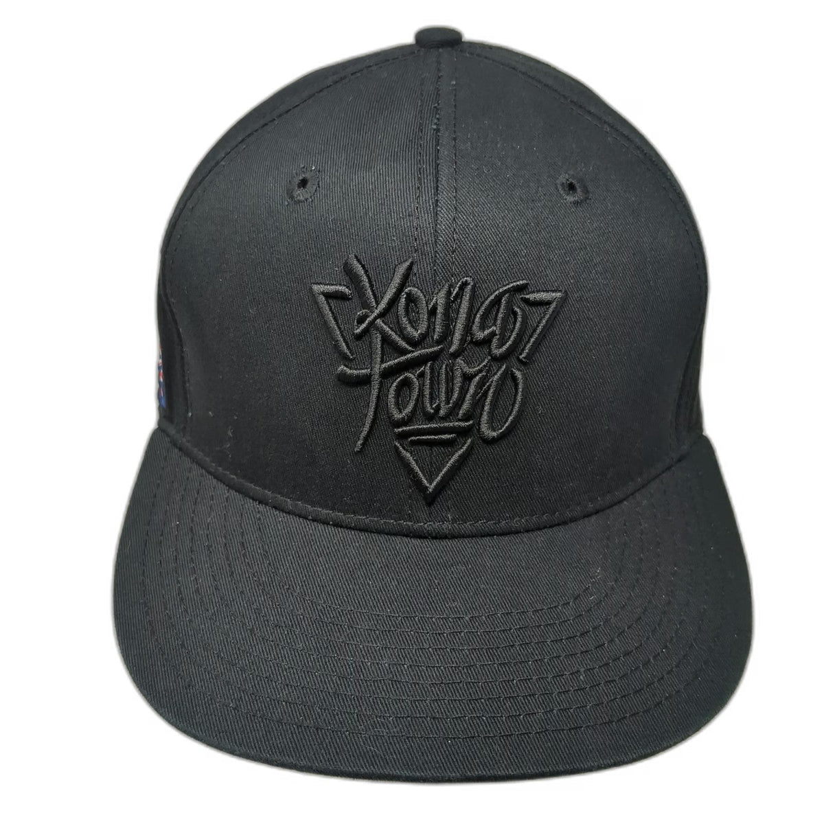 RKD Co. Snapback Black OSFM Hawaii Flag Kona Town Hat Cotton Embroidered Logo