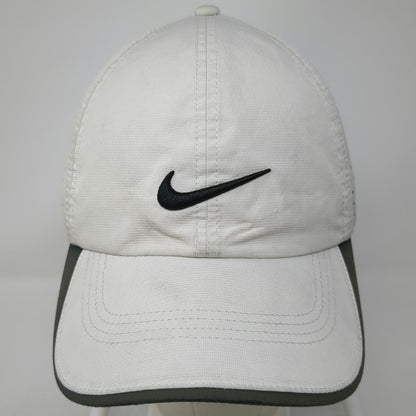 Nike Golf Baseball Cap Beige One Size Perforated 20XI Strapback Hat Swoosh Sport