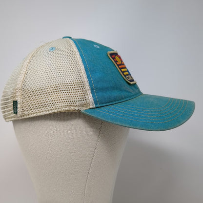 Legacy Trucker Hat Blue One Size Colorado Mountain Patch Sunset Snapback