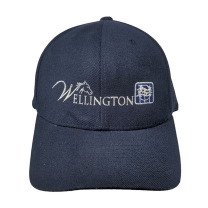 Wellington Operations Strapback Hat Blue Adult 6 Panel Pacific Headwear