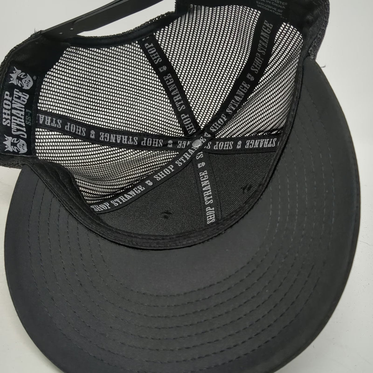 Shop Strange Trucker Hat Black One Size 2026 Idaho Potato Marathon Snapback Mesh