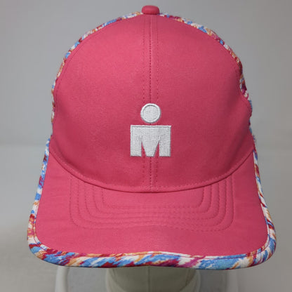 Boco Gear Ironman Pink Baseball Cap One Size Perforated M-Dot Running Hat