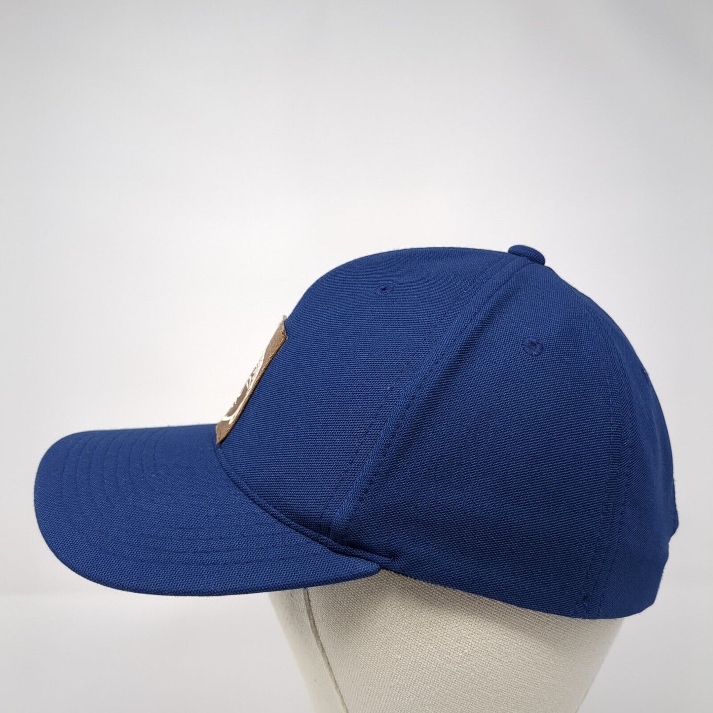 Buddha Gear Strapback Hat Blue One Size Adjustable Flexfit 110 Yupoong