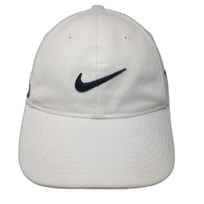 Nike Golf Baseball Cap White M Flexfit VR 20XI Swoosh Hat Sport Logo