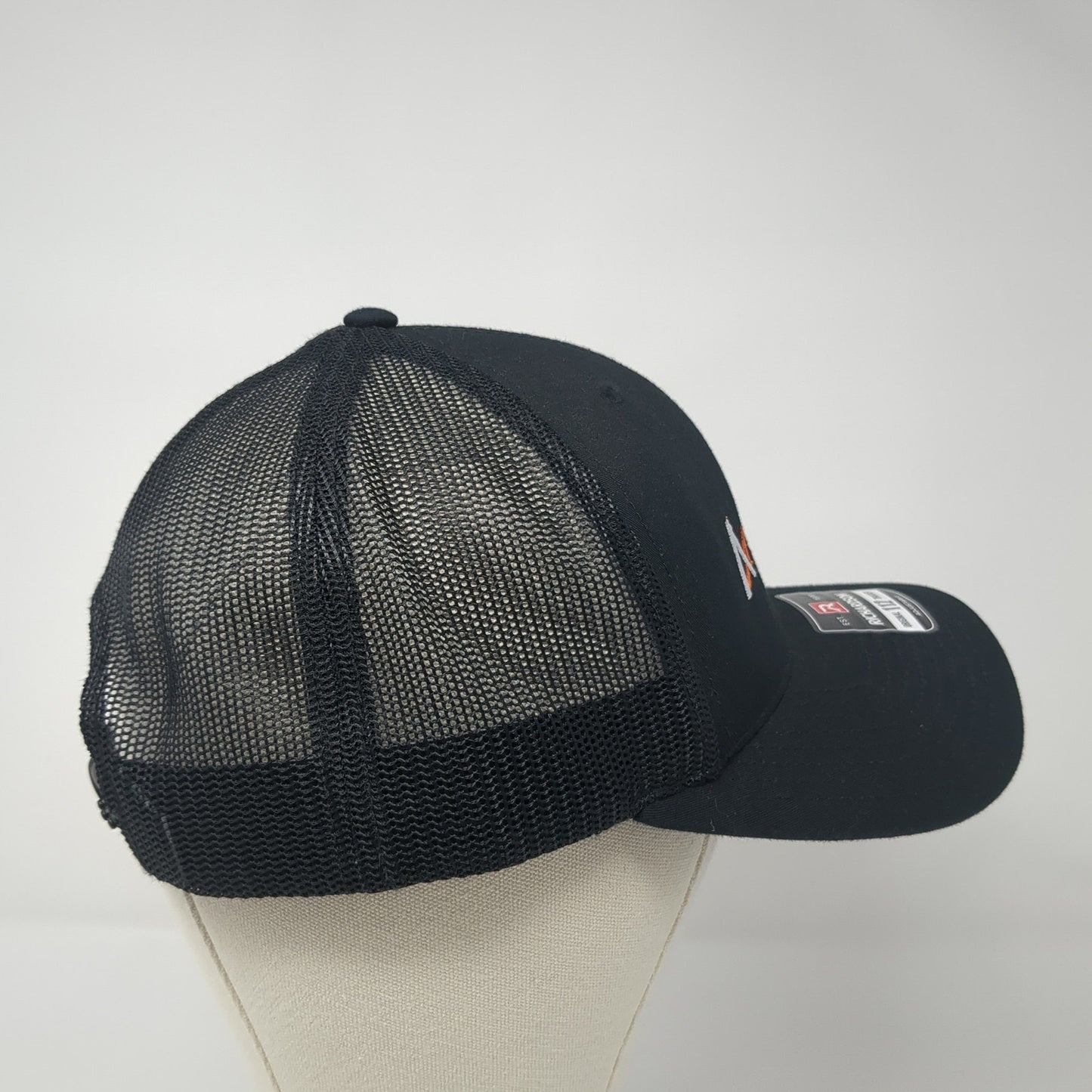 Delta Demo Group Snapback Trucker Hat Black One Size Mesh Back Adjustable