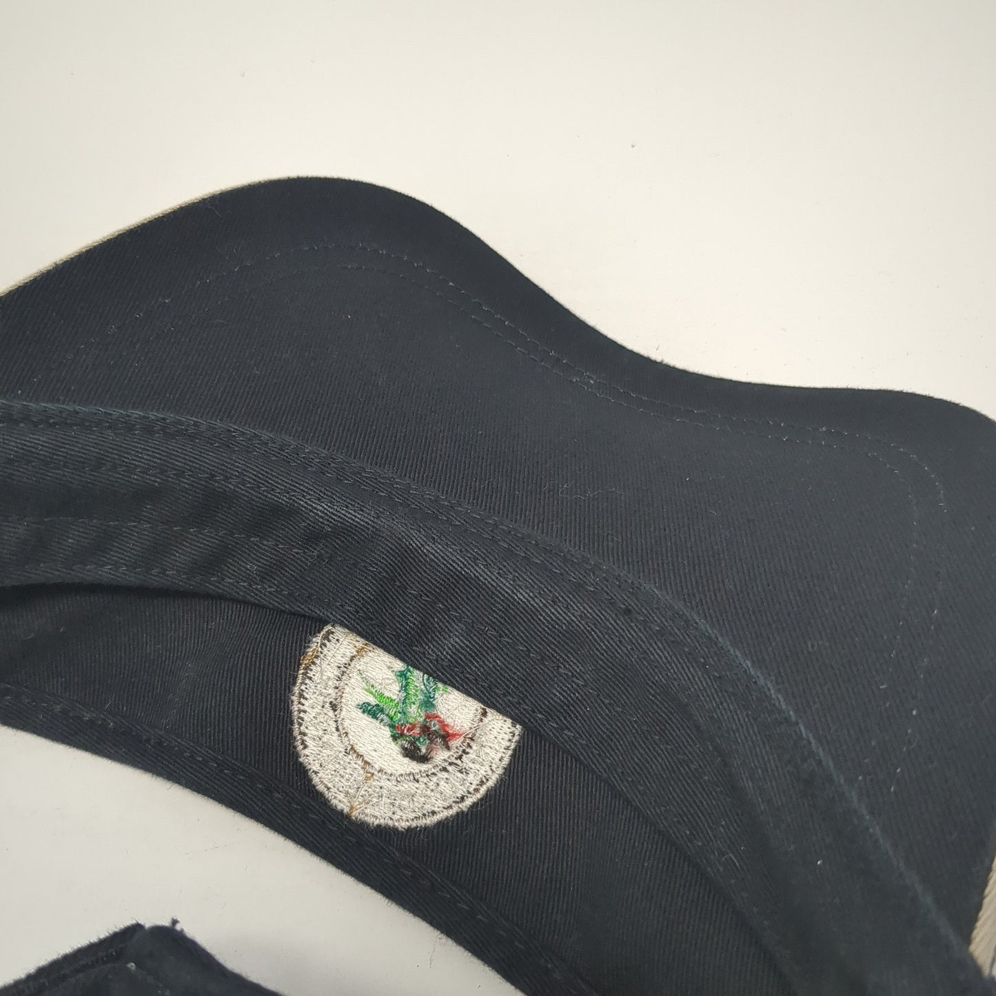 The International Est. 1986 Sun Visor Hat Black One Size Adjustable Imperial