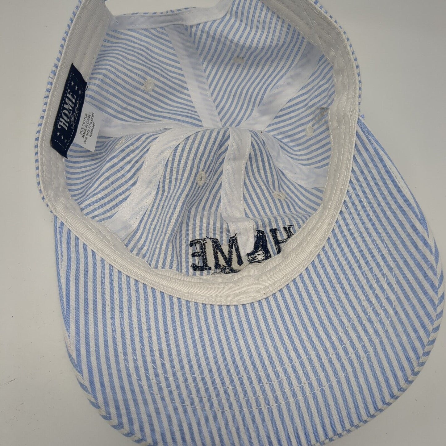 Idaho Home Sweet Home Slideback Hat Multi One Size Striped Embroidered