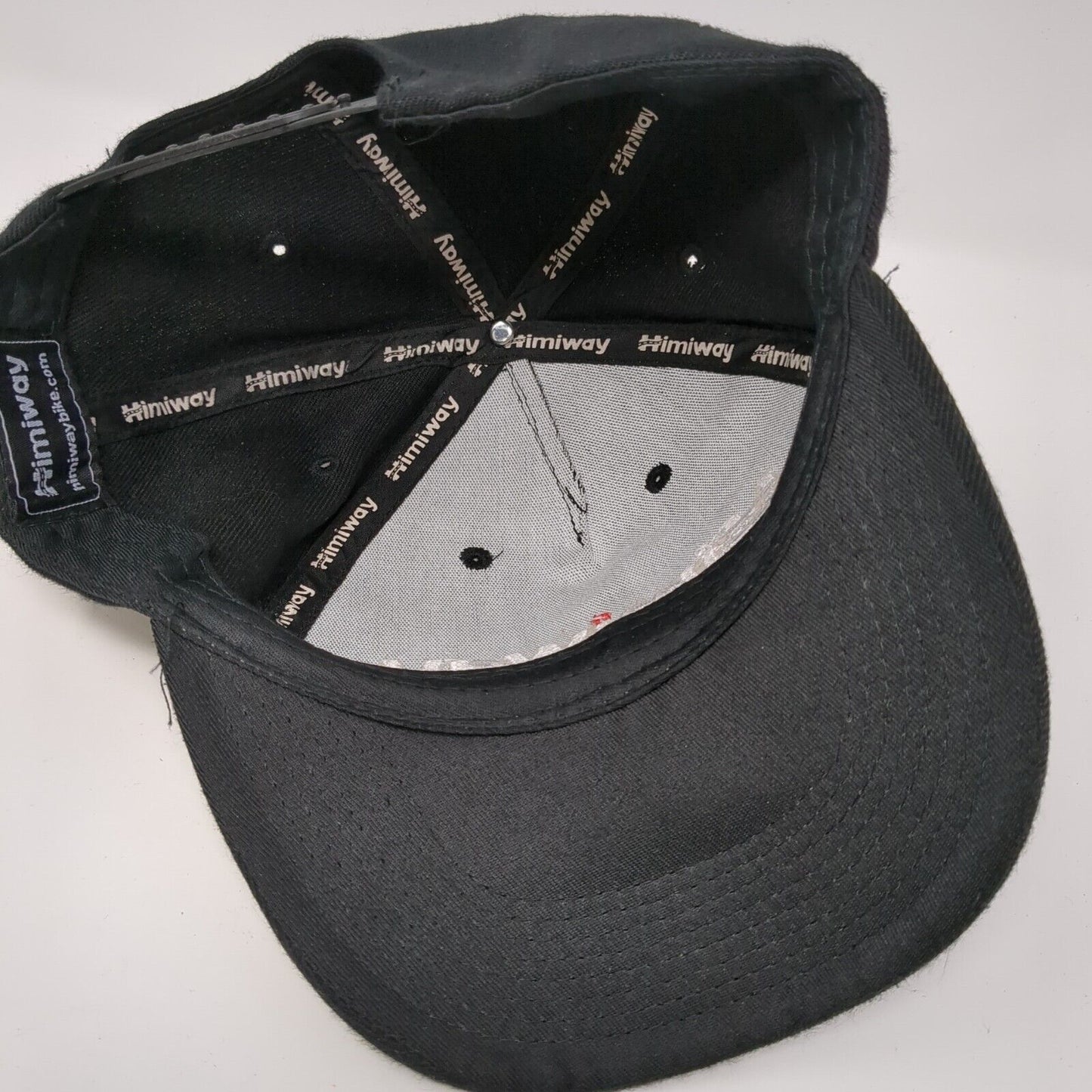 Himiway Snapback Hat Black One Size Solid Embroidered Adjustable