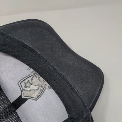 USCCA Snapback Mesh Back Trucker Hat Black OSFA Adjustable Embroidered