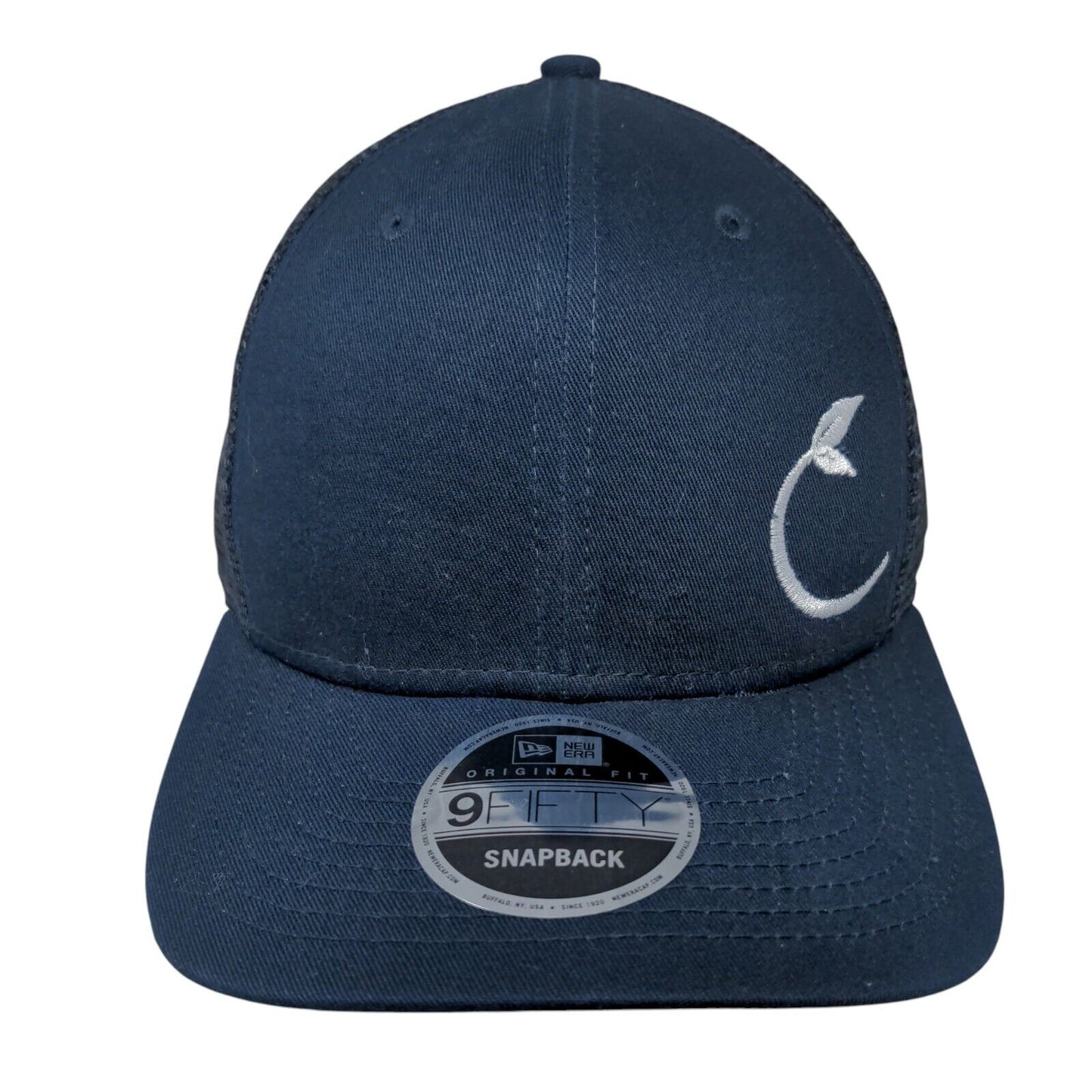 New Era Snapback Trucker Hat Blue OSFM Original Fit 9Fifty Mesh Back 6 Panel