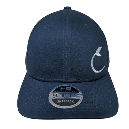 New Era Snapback Trucker Hat Blue OSFM Original Fit 9Fifty Mesh Back 6 Panel