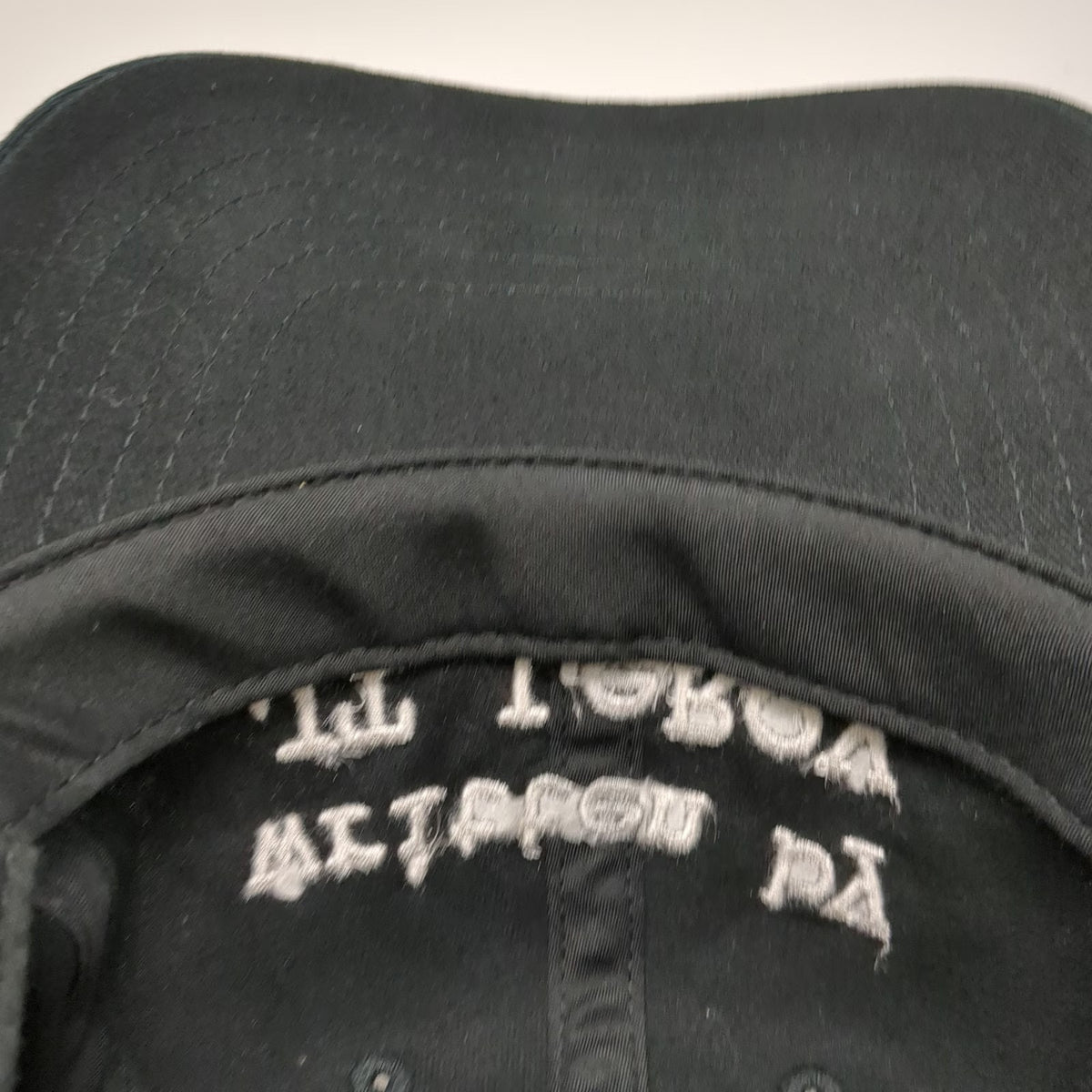 OTTO JT LeRoy Written By Embroidery Hat Black Baseball Cap One Size Slideback