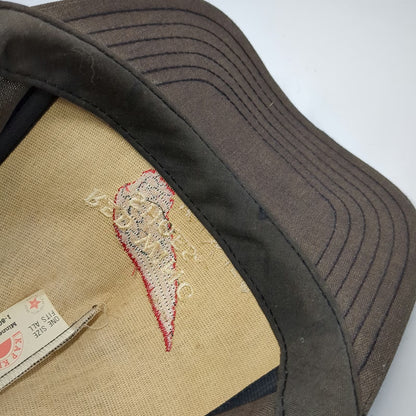 Kap King Trucker Brown Red Wing Shoes Snapback Hat Made in USA Vintage