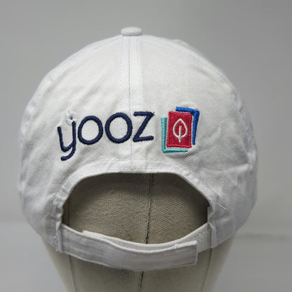 Big Baseball Cap White One Size Flamingo Yooz Logo Strapback Cotton Hat
