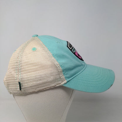 Legacy Women's Snapback Mesh Back Hat Blue Boca Grande Florida Embroidered