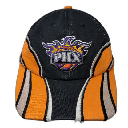 Phoenix Suns NBA Cap Black Orange White One Size Strapback Embroidered PHX Logo