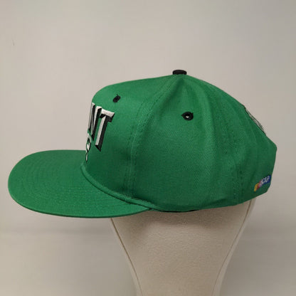 Checkered Flag Men's Snapback Hat Green Harry Grant #33 Embroidered Logo
