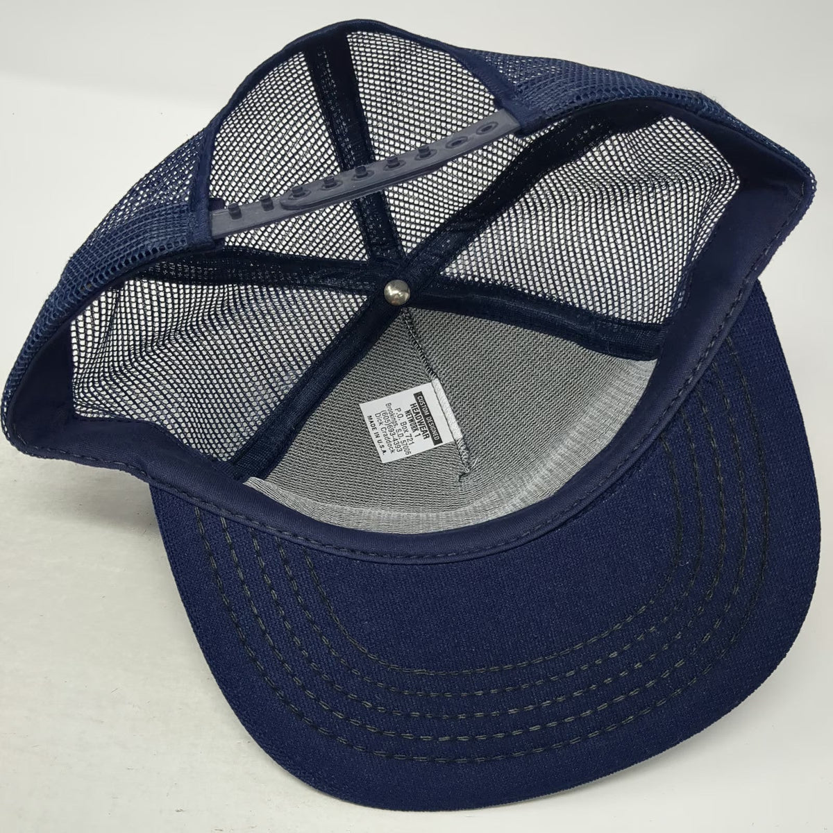 Headwear Network 1 Trucker Hat Blue One Size Ideal Georgia Mesh Snapback USA Hat