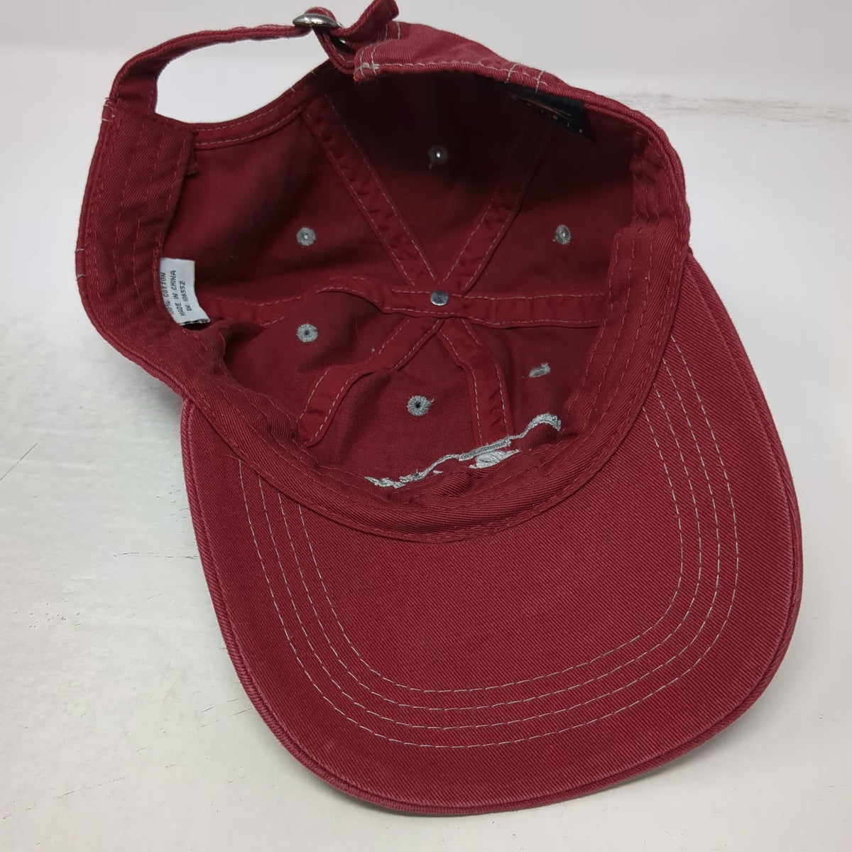Duranrain Mount Rushmore National Memorial Red Baseball Cap OSFM Slideback Hat
