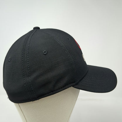 Otto Baseball Cap Black M Cinderella Story 9 Crown Flexible Fit Embroidered Hat