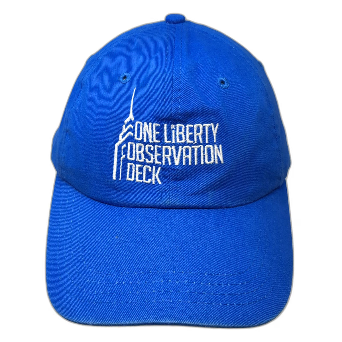 One Liberty Observation Deck Blue One Size Baseball Cap Hat Strapback Cotton