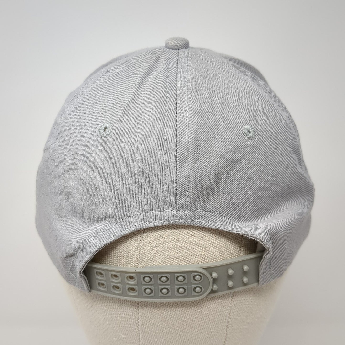 Cobra Snapback Hat Gray One Size Solid Adjustable Vent Holes Blank