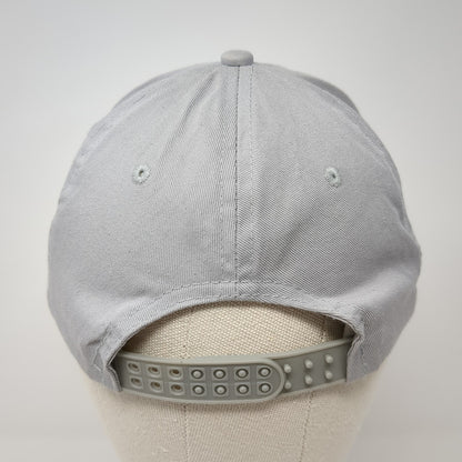 Cobra Snapback Hat Gray One Size Solid Adjustable Vent Holes Blank